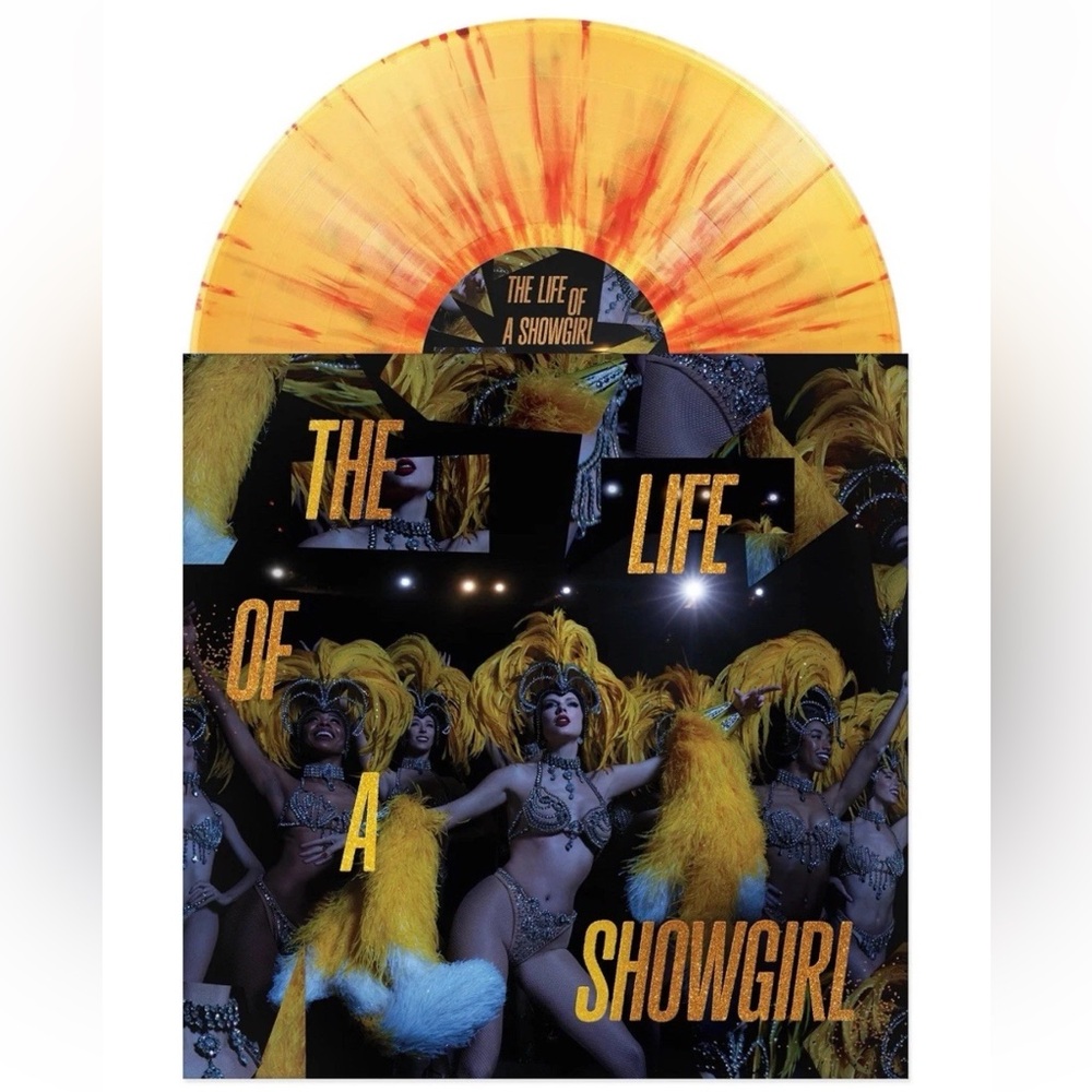 Taylor Swift The Life Of A Showgirl: Lovely Bouquet Golden Vinyl LP